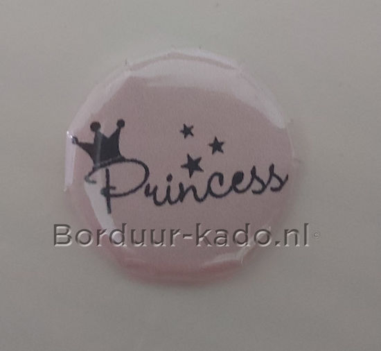 Afbeeldingen van Button 25 mm Princess