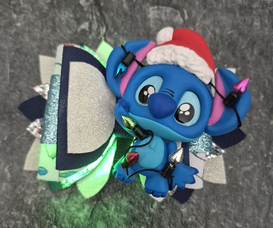 Afbeeldingen van Strik Stitch kerst met lampje