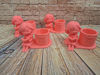 Afbeeldingen van 3d bloempotjes Juf of meester